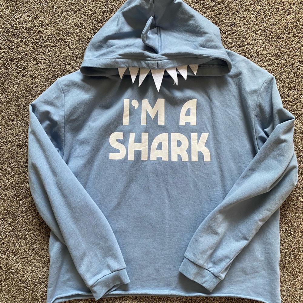 Women’s Blue Shark hoodie/costume!
